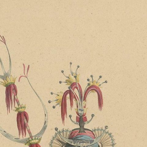 Antique Print with a Native of Timor ‘Indonesia’ by Temminck, circa 1840, close-up 1