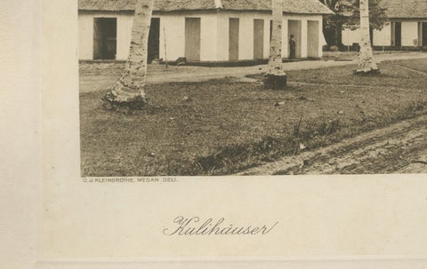 Coolie Dwellings, Tandjong-Morawa, Sumatra, Indonesia (Kleingrothe, c.1900), close-up 5