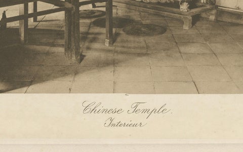 Chinese Temple Interior, Medan, Sumatra, C J Kleingrothe, Dutch East Indies 1910, close-up 6