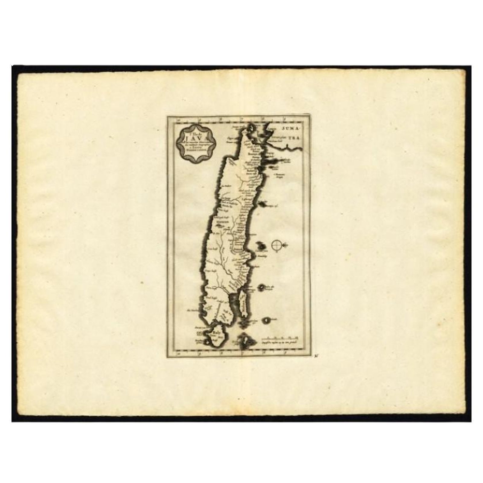Antique Map of the Island of Java by Van Der Aa, 1725