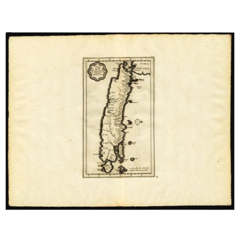Antique Map of the Island of Java by Van Der Aa, 1725