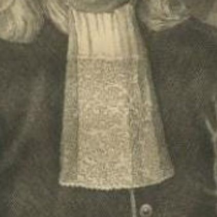 Old Portrait of Abraham van Riebeeck, Governor-General of the Dutch East Indies, close-up 1