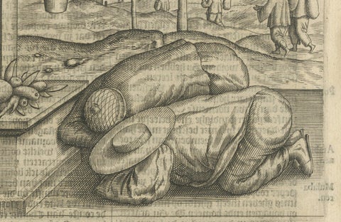 Idol Worship at Bantam, from Pontanus’ History of Amsterdam, 1611, close-up 4