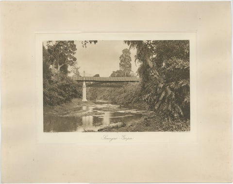 Soengei Serpa, Sumatra, Antique Photogravure by C.J. Kleingrothe, c.1900