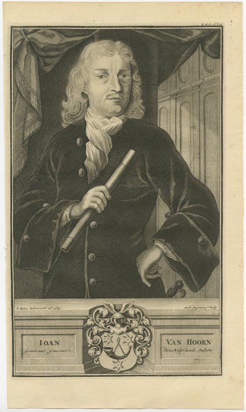 Ioan Van Hoorn: Esteemed Governor-General of the VOC, Dutch East Indies, 1724, view 2