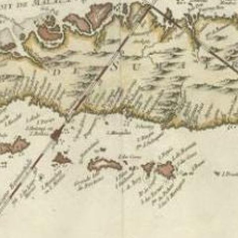 Antique Map of Sumatra by Bellin, 1764, close-up 2