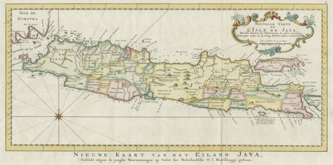 Antique Map of the Island of Java, Indonesia, view 3