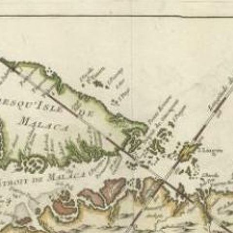 Antique Map of Sumatra by Bellin, 1764, close-up 1