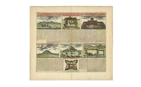 Antique Print of Dutch V.O.C. Trading Outposts and Forts in the East Indies, view 4