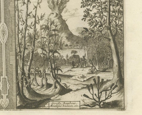 Exotic Bounty: The Spice Lands of the East Indies by R. de Hooghe, circa 1708, close-up 3