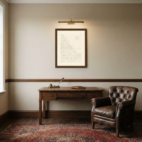 Sea Chart of Part of the Southwestern Coast of Sumatra & Nias, Indonesia, C1775, shown framed in a room, true to size