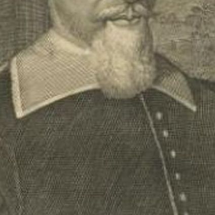 Antique Portrait of Hendrik Brouwer, Governor of the Dutch East Indies, close-up 1