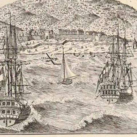 VOC Atlas of Africa and East Indies by J.W. Heydt, Homann Heirs, 1744, close-up 2