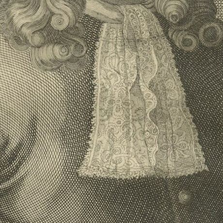 Ioannes Camphuys: Venerable Governor-General of the VOC, Dutch East Indies, 1724, close-up 3