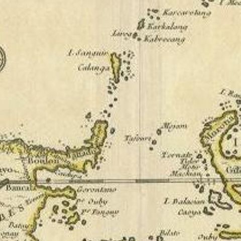 Antique Map of the Maluku Islands by Le Rouge, c.1750, close-up 1