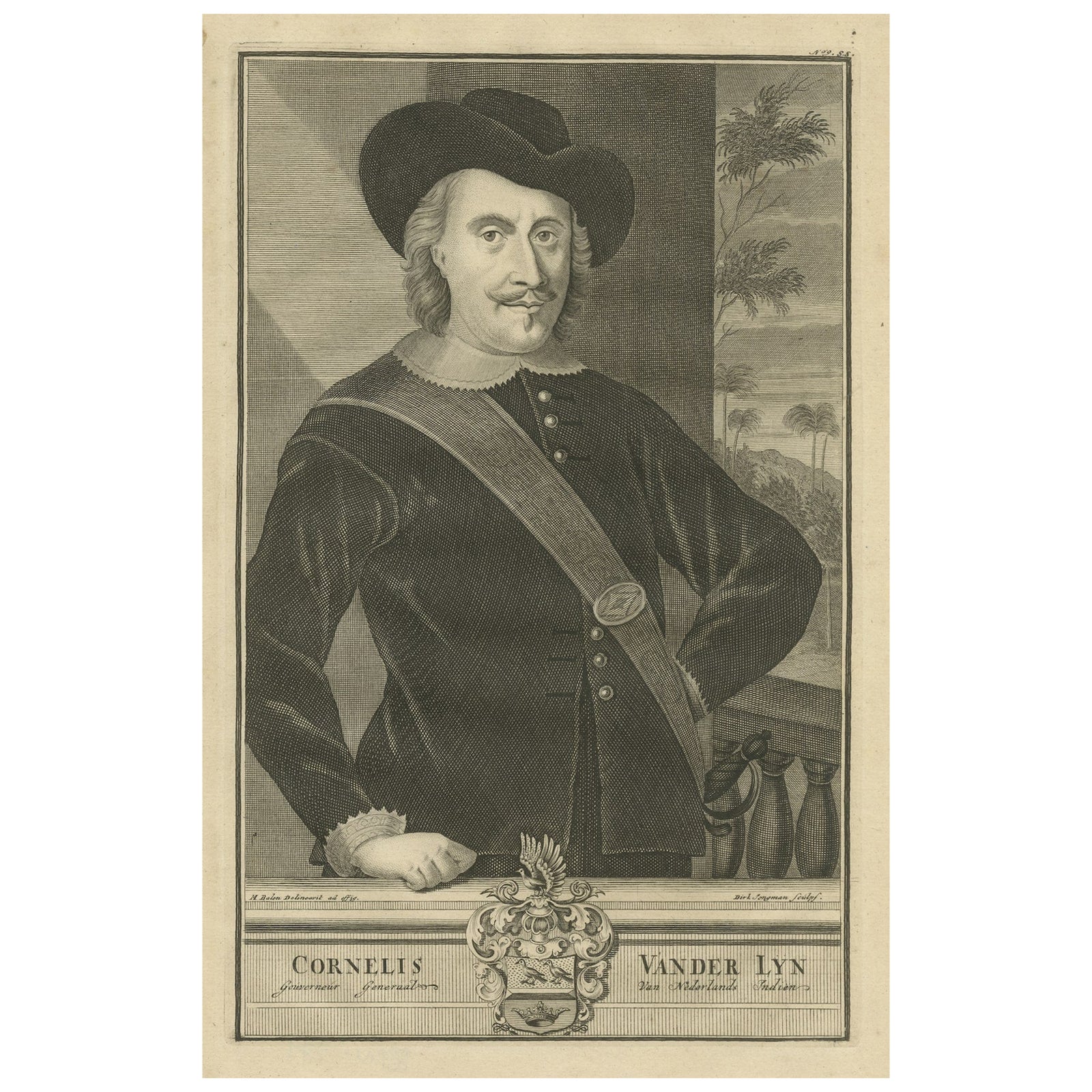 Governor-General Vander Lyn of the Dutch East Indies, Patron of Exploration 1724