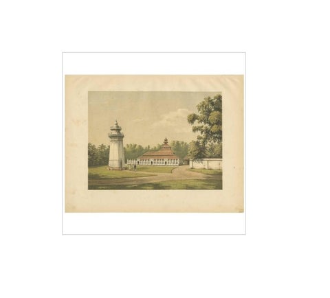 Antique Print of a Scene on Java by M.T.H. Perelaer, 1888, view 3