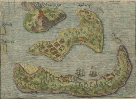 Mauritius, Banda Islands, Ternate and Tuban, Orlers, Leiden 1610, close-up 4