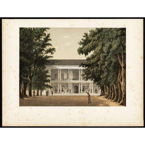 Antique Print of Hotel Du Pavillon, Java, Indonesia, 1888, view 2