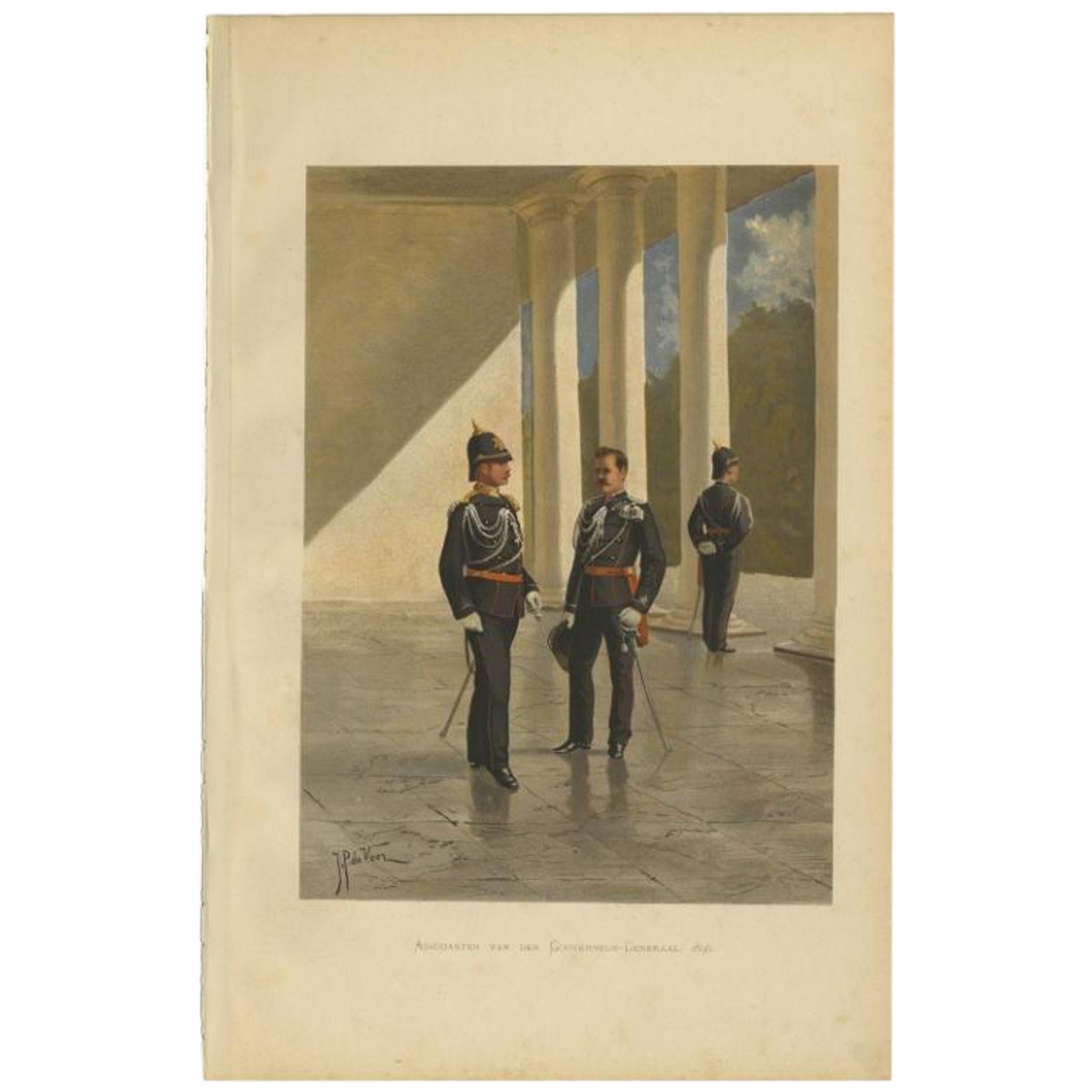 Adjutants of the Governor-General of the Dutch East Indies '1896', 1900