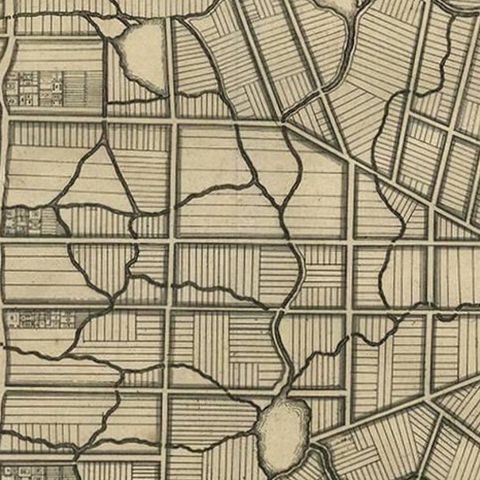 Antique Map of the City of Materan 'Indonesia' by P. van der Aa, circa 1725, close-up 2