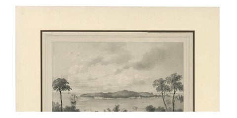 Antique Print of the Roadstead of Riau 'Indonesia' by C.W.M. van de Velde, 1844, view 3