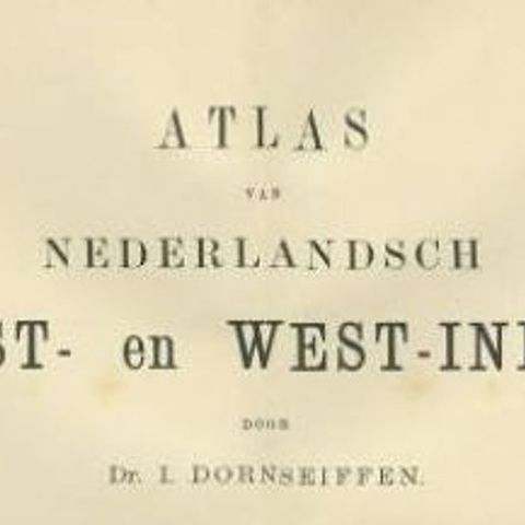 Antique Map of the East Indies by Dornseiffen, 1900, close-up 1