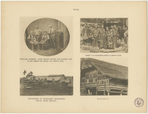 Twelve Prints of Aceh 'Atjeh' Published by E.J. Brill, '1895', view 8