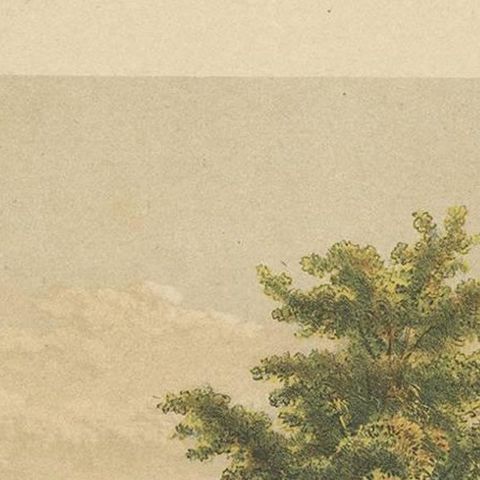 Antique Print of a Church in Batavia by M.T.H. Perelaer, 1888, close-up 1