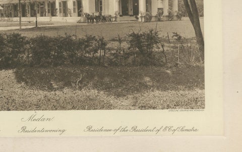 Medan Resident’s Palace, East Coast of Sumatra, Kleingrothe Photogravure c.1900, close-up 3