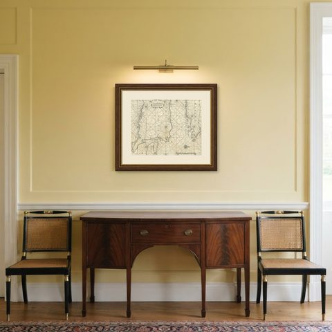 Rare Old English Sea Chart of Part of Indonesia with Java, Madura and Bali, 1711, shown framed in a room, true to size