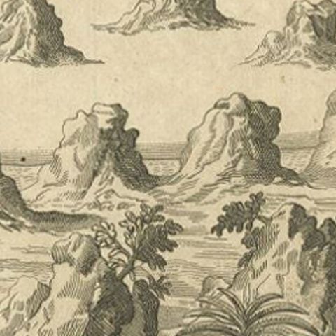 Antique Print of Ambon, Indonesia, c.1740, close-up 2