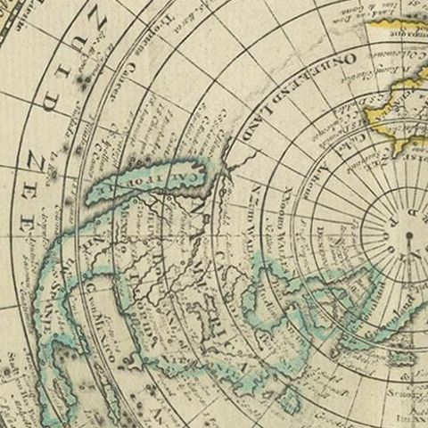 Antique Map of the North Pole & Sangihe Archipelago by Keizer & de Lat, 1788, close-up 2