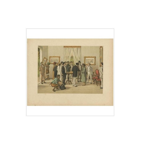 Antique Print of a Residence Interior in Batavia by M.T.H. Perelaer, 1888, view 4