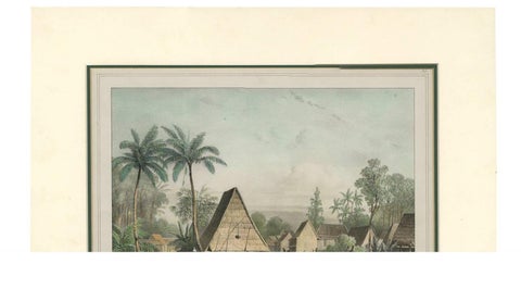 Antique Print of Koepang 'Timor, Indonesia' by C.W.M. Van De Velde, 1844, view 3