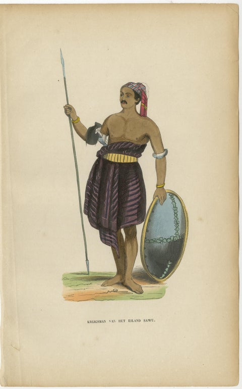 Antique Ethnographic Prints of Indonesia & Timor Islands, Set of 8, 1852, view 9