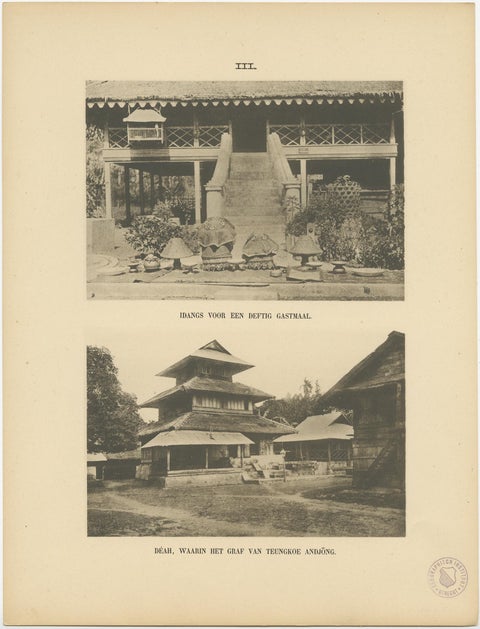 Twelve Prints of Aceh 'Atjeh' Published by E.J. Brill, '1895', view 5