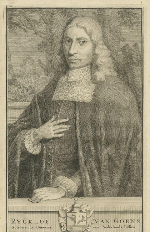 Rycklof van Goens: Formidable Governor-General of the VOC, Dutch East Indies, close-up 3