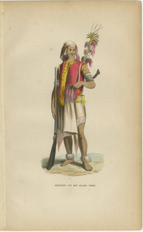 Antique Ethnographic Prints of Indonesia & Timor Islands, Set of 8, 1852, view 5