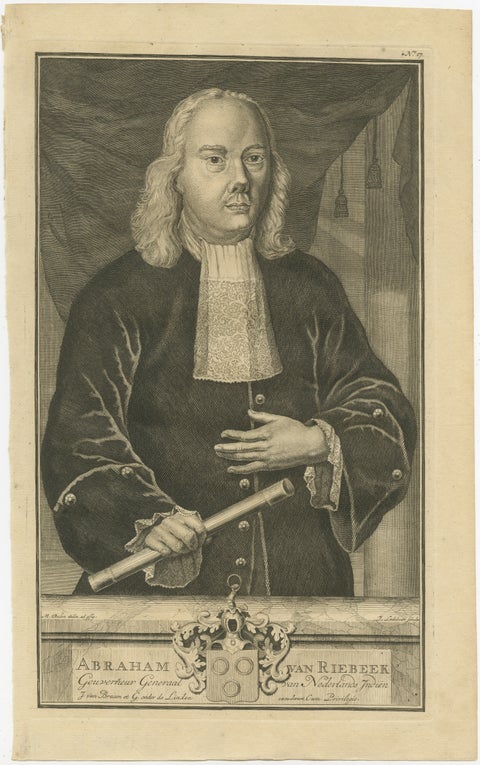 Abraham van Riebeeck: Illustrious Governor-General of the VOC, Dutch East Indies, view 2