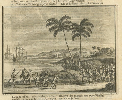 Antique Print of Chinese Natives by Valentijn, 1726, view 2