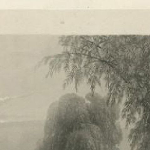 Antique Print of the Surabaya River, Java Island, in Indonesia, 1835, close-up 1