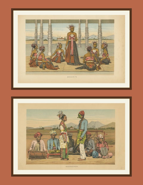 Antique Javanese Costume & Dance Prints, Bedajas and Ronggeng, c.1860, view 4