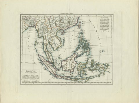 1797 Tardieu Map of Southeast Asia: The Malay Archipelago and Beyond, view 2