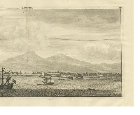 Antique Print of Batavia by De Bruyn, 1714, view 4