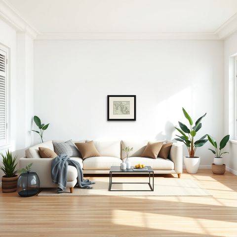 Antique Map of India, the East Indies and the Philippines, shown framed in a room, true to size