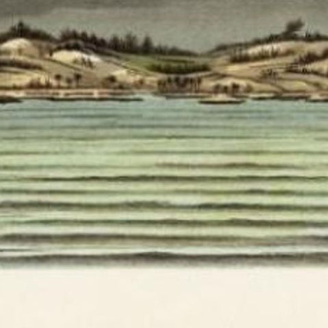 Antique Print of Tanjung Belimbing, Indonesia, 1888, close-up 2