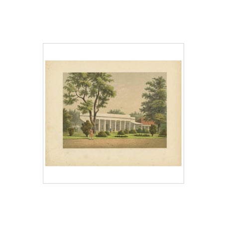 Antique Print of a Colonial Residence in Batavia by M.T.H. Perelaer, 1888, view 4