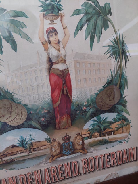Antique Cigars Advertising Poster Koninklijke Nederlandsche Sigaren-Fabriek, view 4
