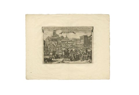Antique Print of Trade and Merchandise at Bantam, Indonesia by P. Van Der Aa, view 4